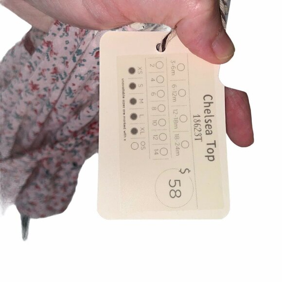 Matilda Jane Women's M Medium Chelsea Top # 18623T NWT Floral Print Semi Sheer - Picture 7 of 8